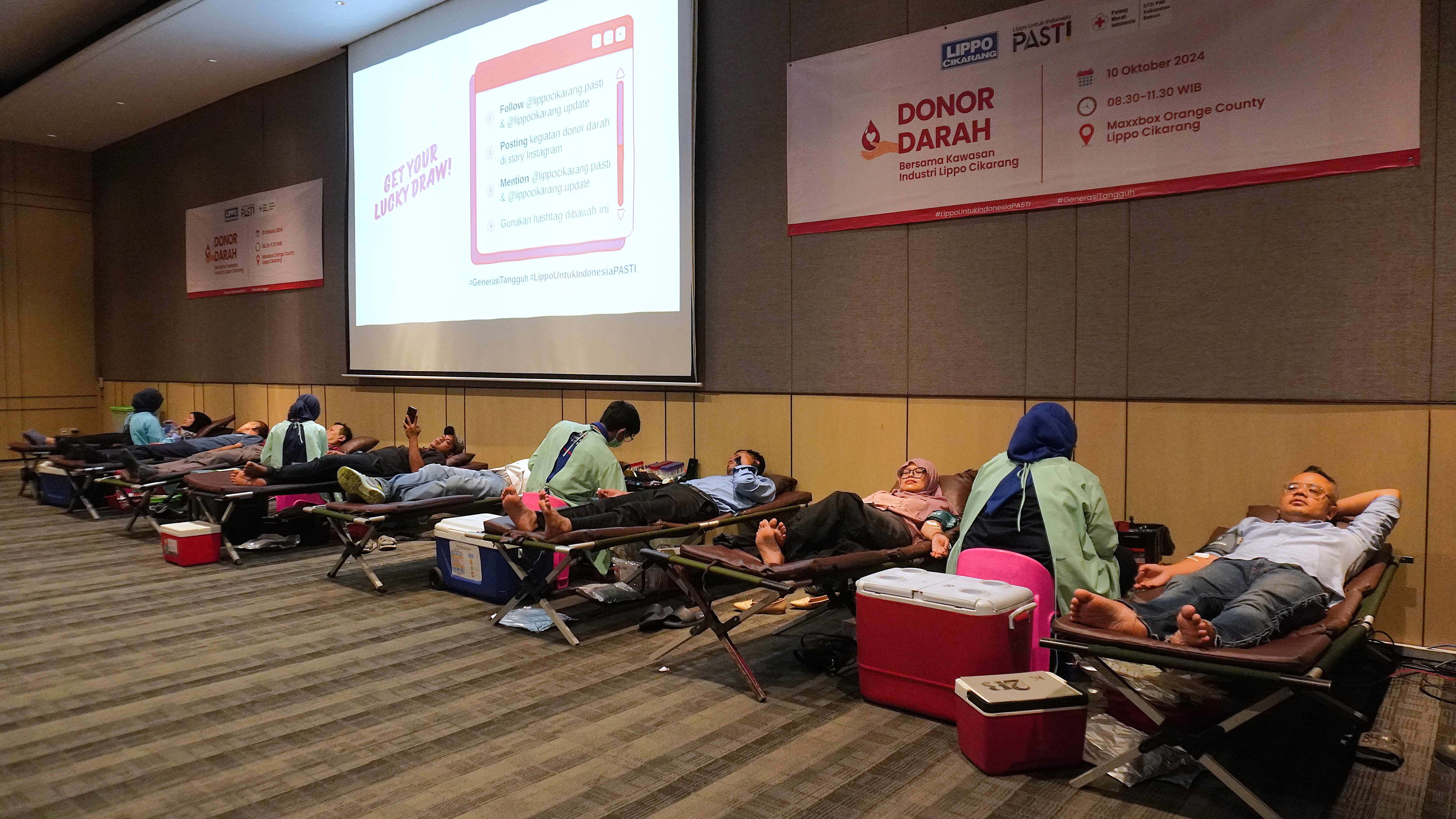Donor Darah Bersama Kawasan Industri Lippo Cikarang